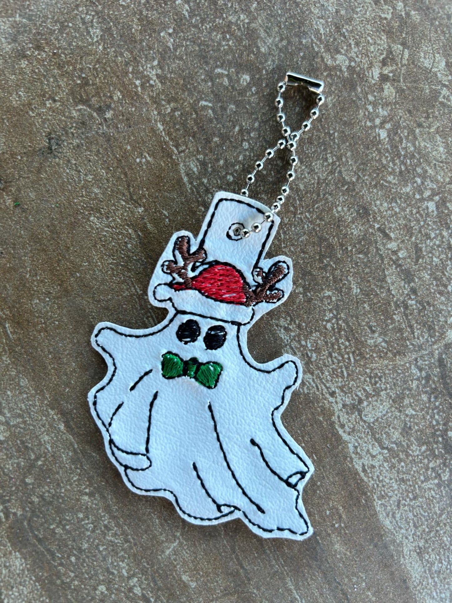 christmas ghost 1 key chain and eyelet