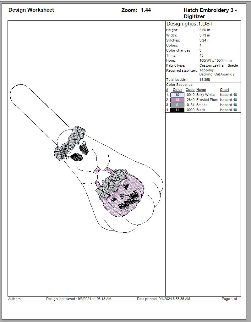 ghost 1 kc tab and eyelet