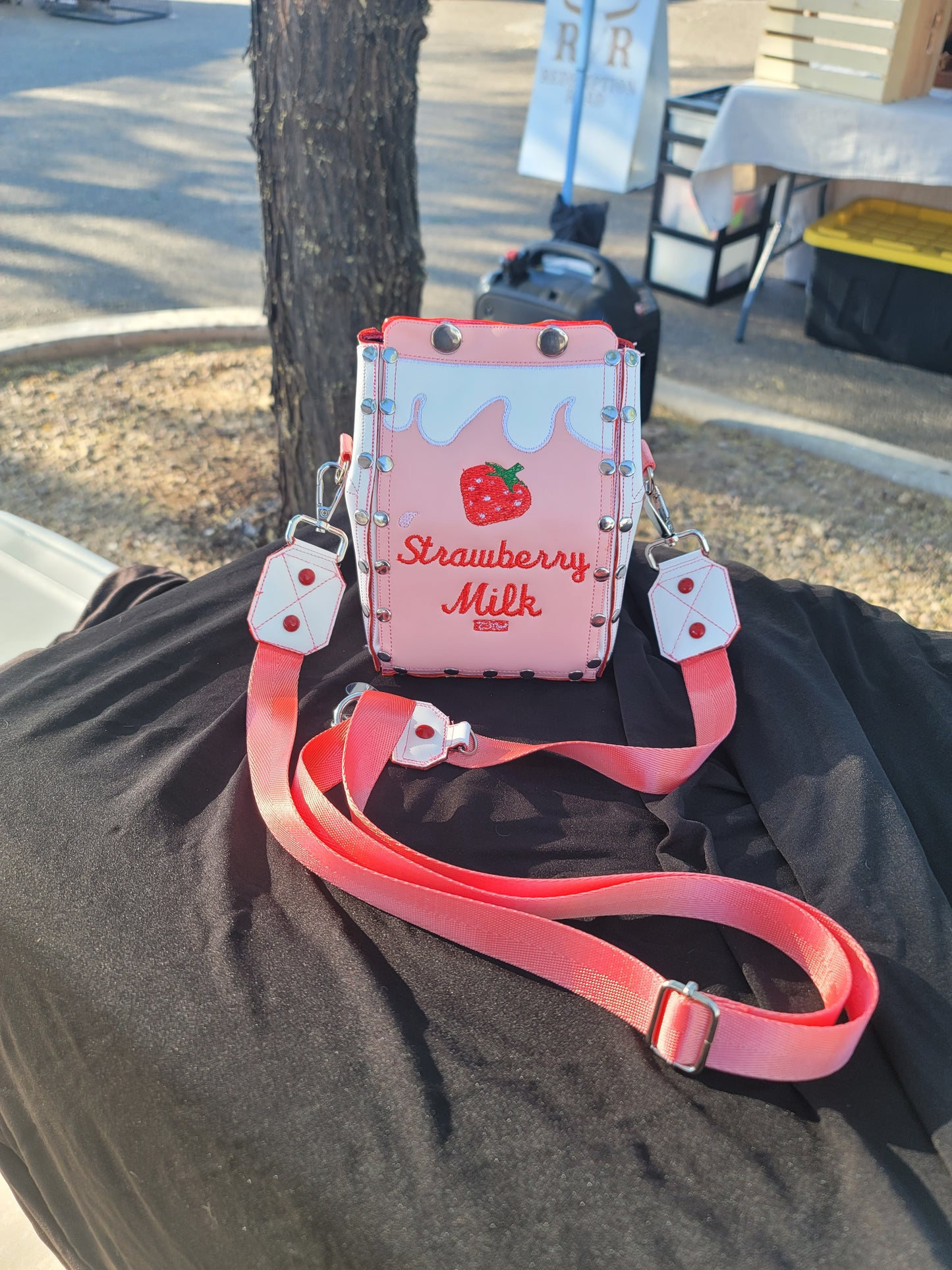 5x7 strawberry milk bag