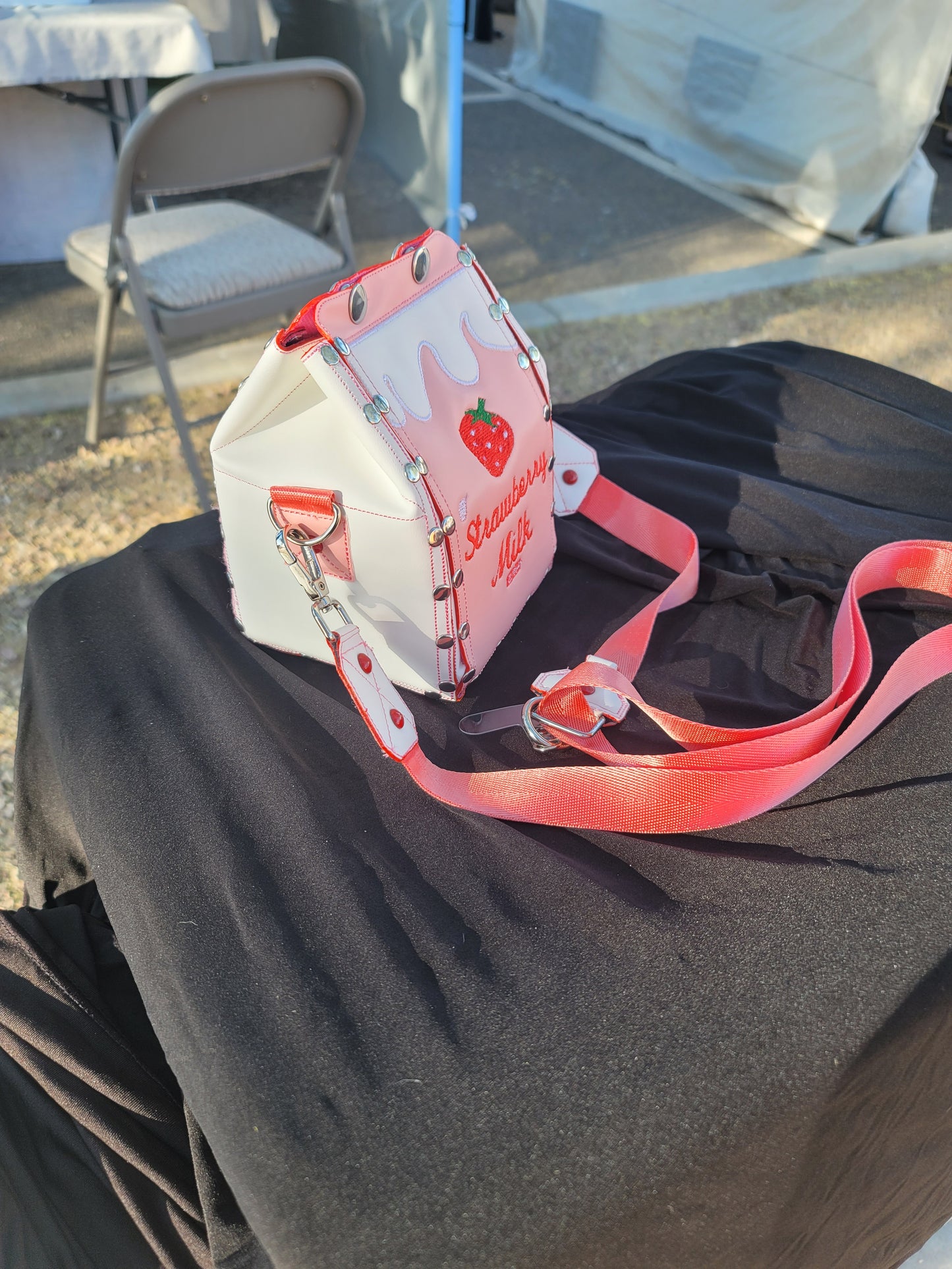 5x7 strawberry milk bag