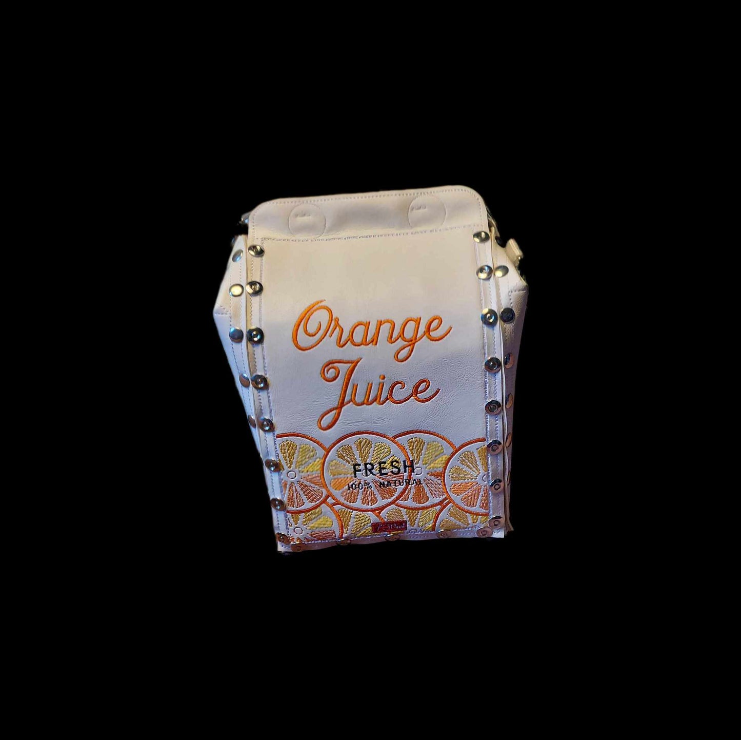 5x7 orange juice bag
