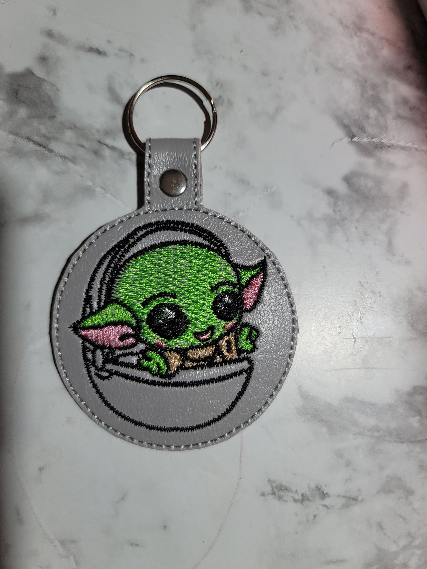 chibi baby key fob