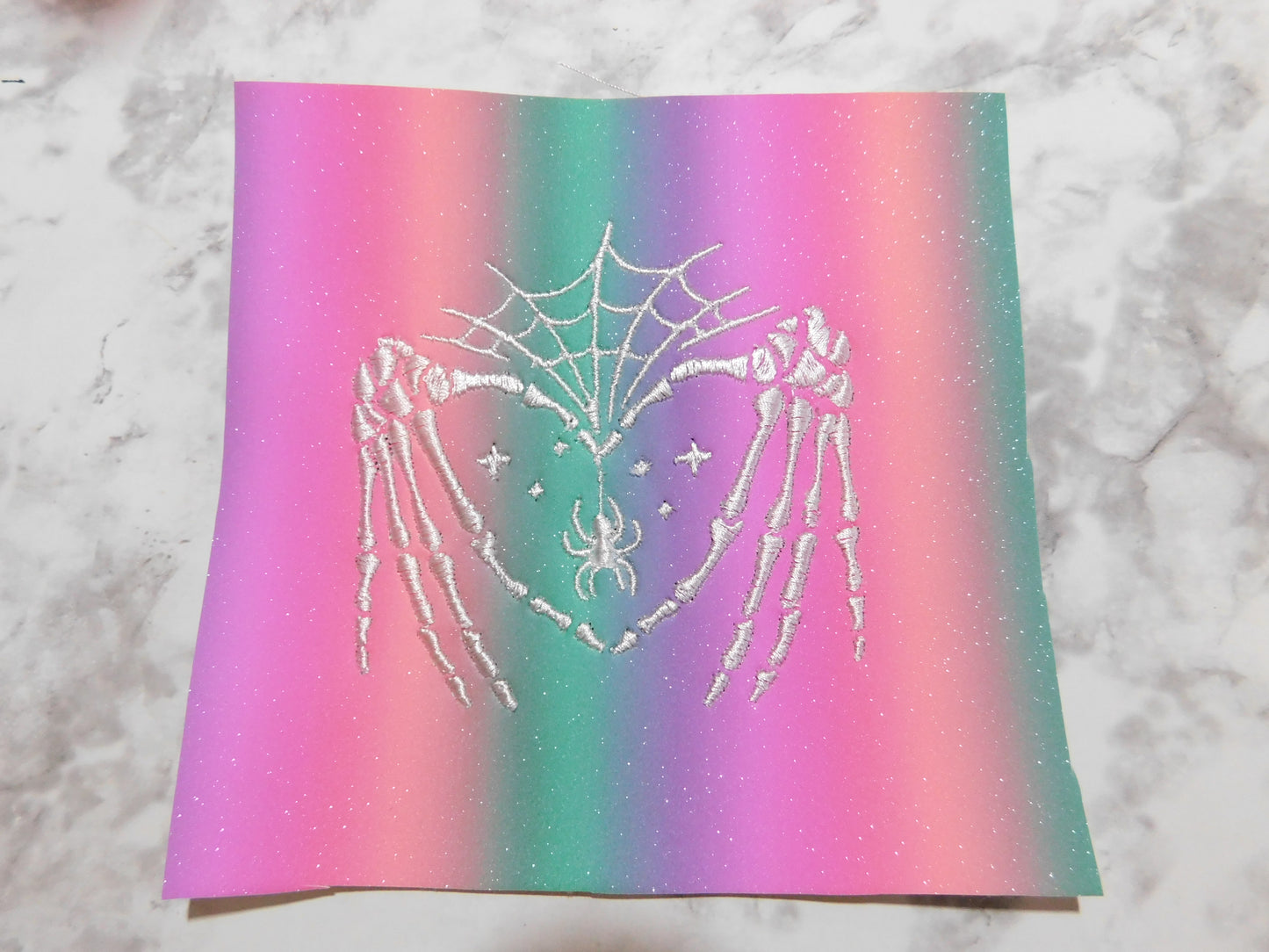 skelly hands with spooder 5x7