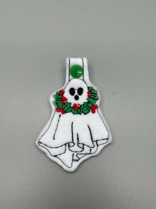 christmas ghost 3 key chain and eyelet