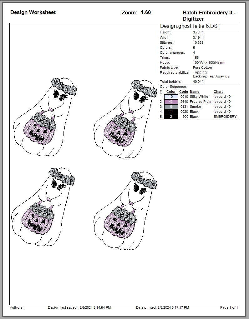 Ghost felties series 1 set