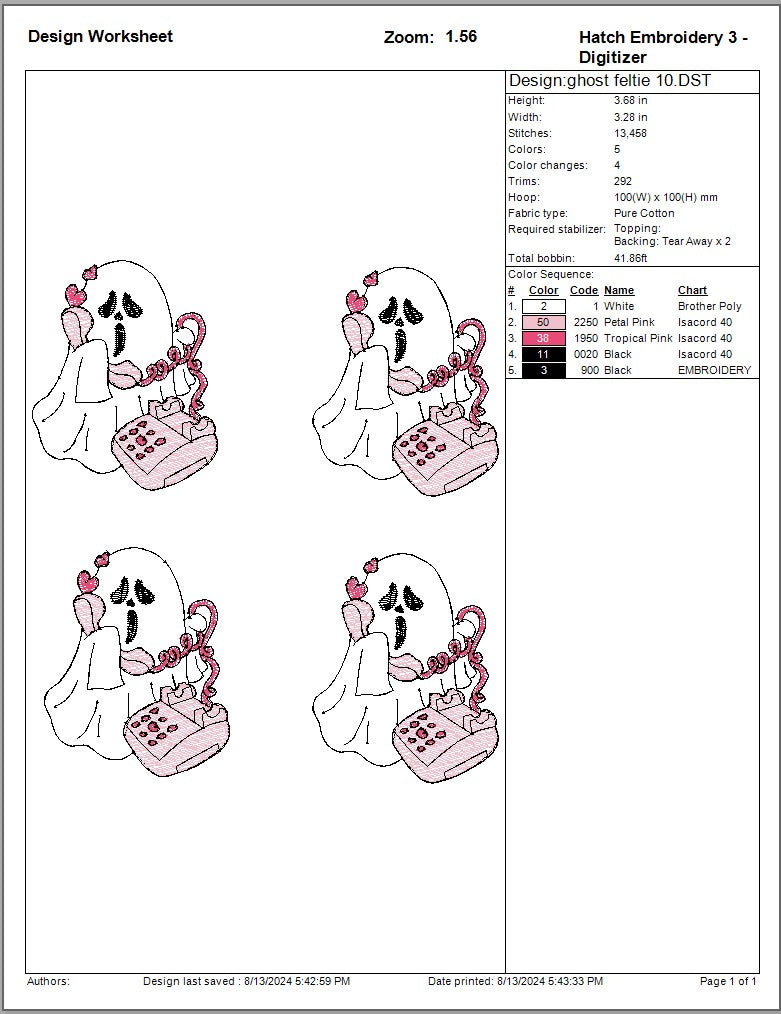 Ghost felties series 1 set